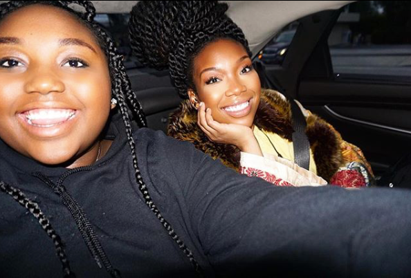 Here Are Cute Twinning Photos Of Brandy And Her Daughter Syrai 
